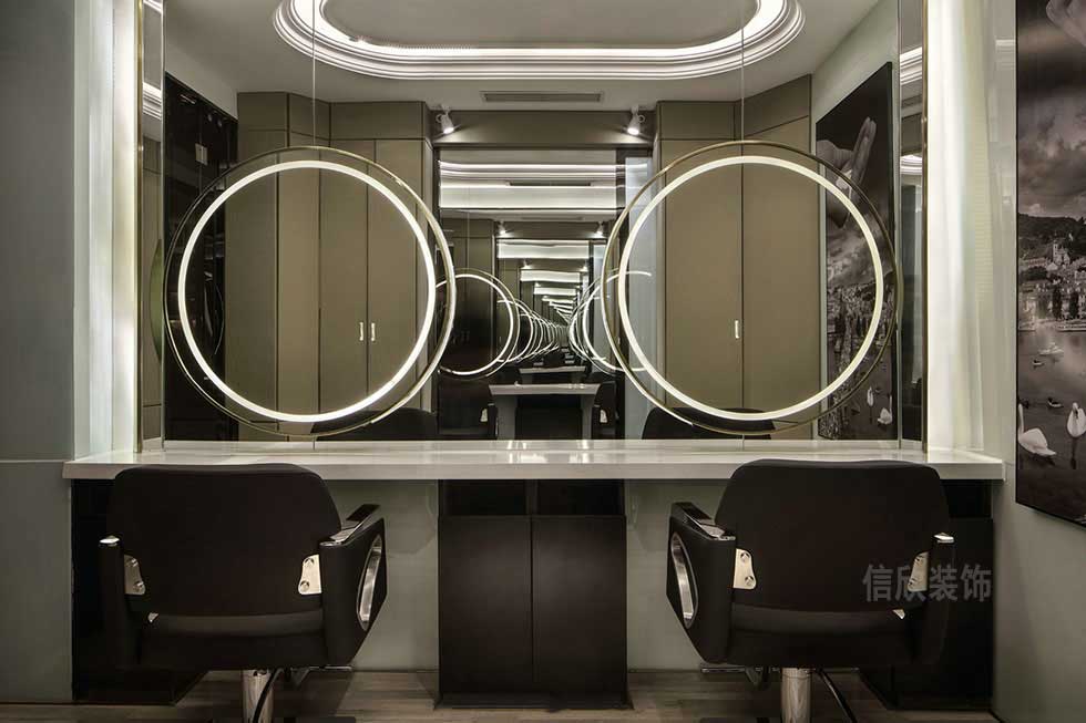 深圳羅湖大型美發店理發區裝修設計 深圳羅湖大型美發店理發區裝修設計