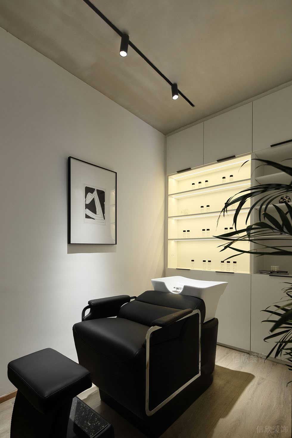 深圳福田美容美發SPA館二層洗發間裝修設計 深圳福田美容美發SPA館二層洗發間裝修設計