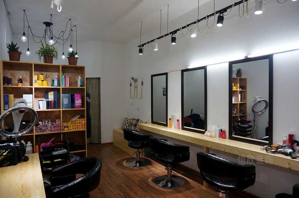 深圳龍華美發店美發區裝修設計 深圳龍華美發店美發區裝修設計