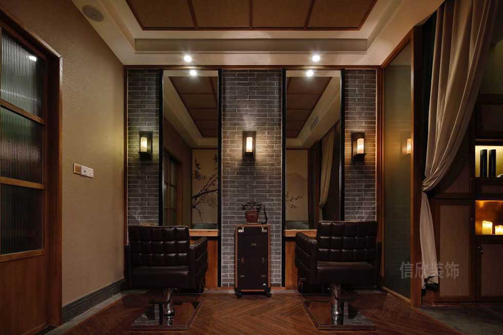 深圳鹽田美發店美發區裝修設計 深圳鹽田美發店美發區裝修設計