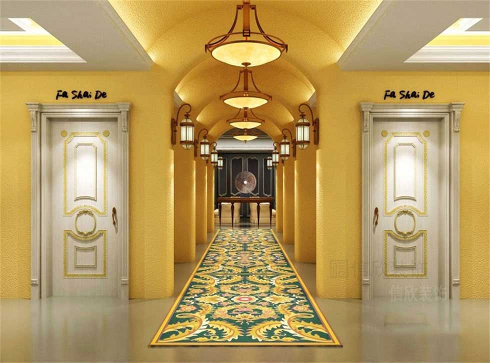 木門產品展廳走廊裝修設計 木門產品展廳走廊裝修設計