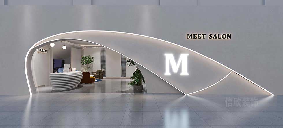 深圳大型高端美發(fā)沙龍外立面裝修設計 深圳大型高端美發(fā)沙龍外立面裝修設計