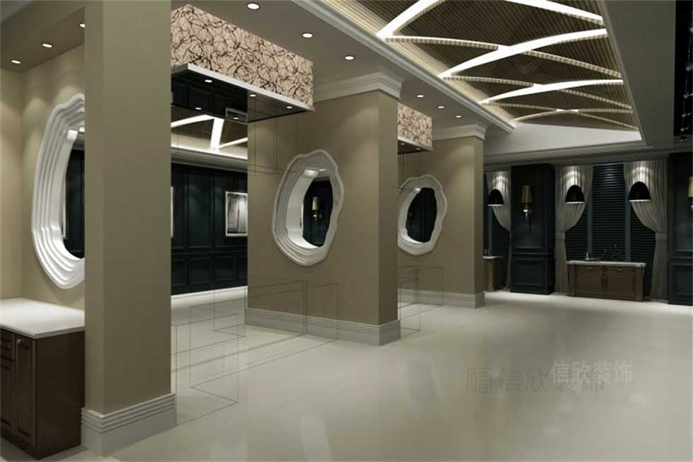 櫥柜展廳大廳裝修設計 櫥柜展廳大廳裝修設計