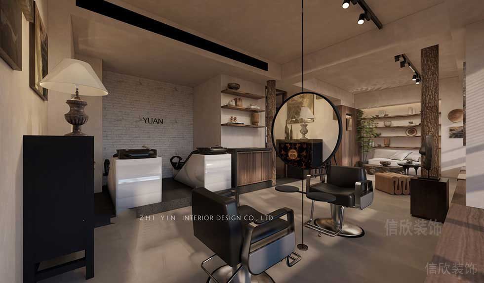 YUAN美發(fā)會(huì)所大廳裝修設(shè)計(jì) YUAN美發(fā)會(huì)所大廳裝修設(shè)計(jì)