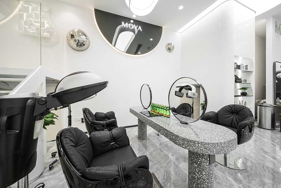 深圳南山美發店美發沙龍燙染區裝修設計 深圳南山美發店美發沙龍燙染區裝修設計