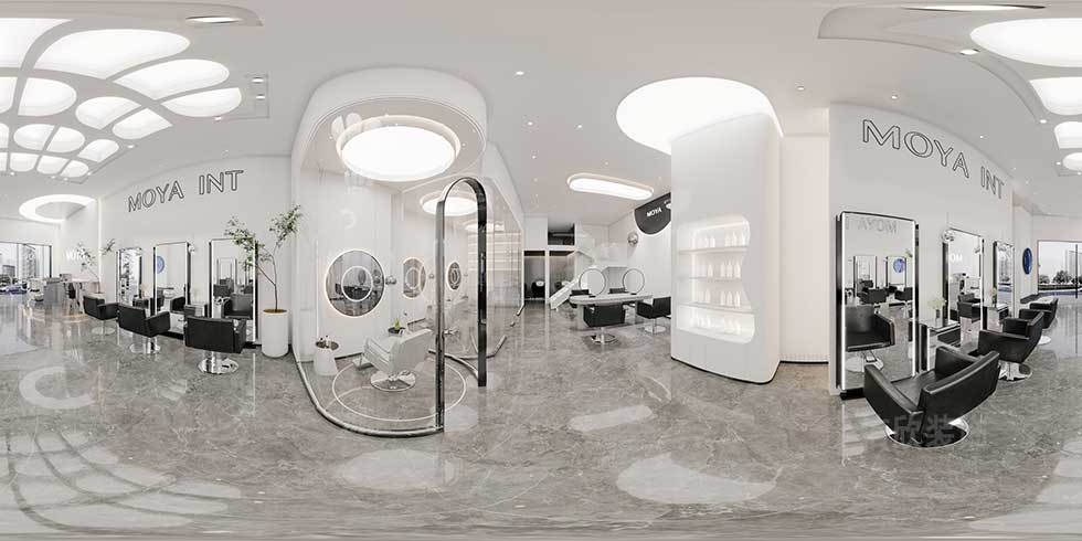 深圳南山美發店美發沙龍大廳裝修設計 深圳南山美發店美發沙龍大廳裝修設計