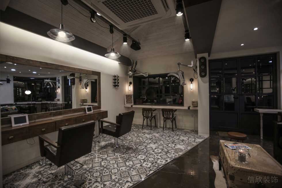 深圳龍華美發店造型區設計 深圳龍華美發店造型區設計