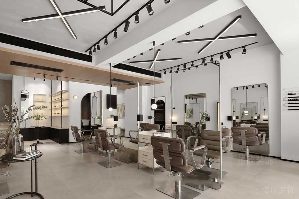 深圳福田美容美發SPA館一樓大廳裝修設計 深圳福田美容美發SPA館一樓大廳裝修設計