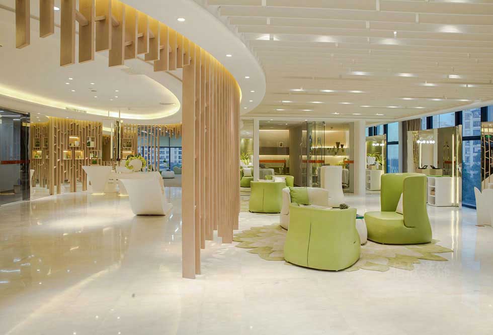 400平方米美容店大廳裝修設計 400平方米美容店大廳裝修設計