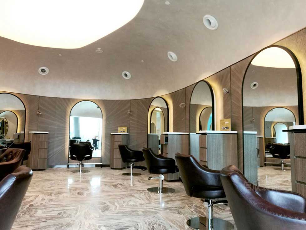 深圳龍華明星發(fā)廊造型區(qū)裝修設計