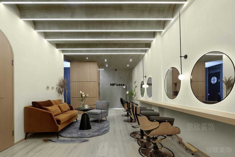 深圳福田美容美發SPA館二層頂面裝修設計 深圳福田美容美發SPA館二層頂面裝修設計