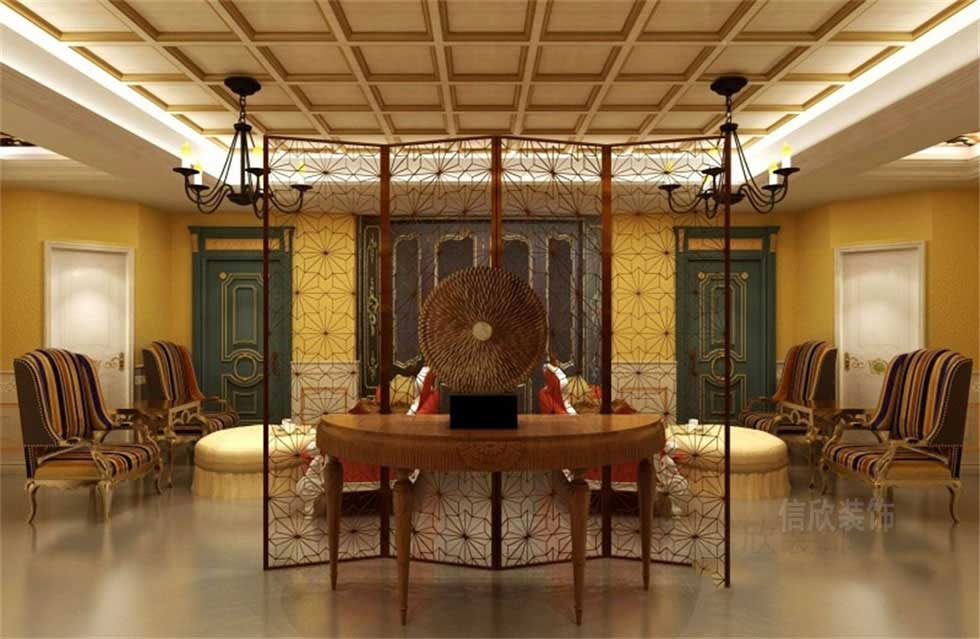 木門產品展廳洽談區裝修設計 木門產品展廳洽談區裝修設計