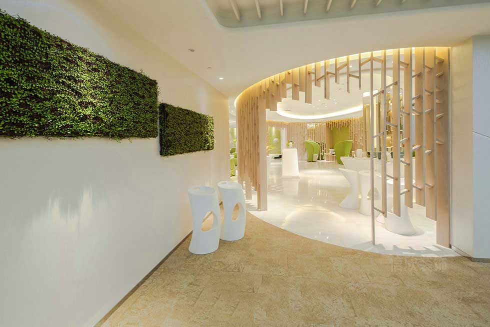 400平方米美容店入戶裝修設計 400平方米美容店入戶裝修設計