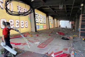 辦公室裝修現場實操施工圖