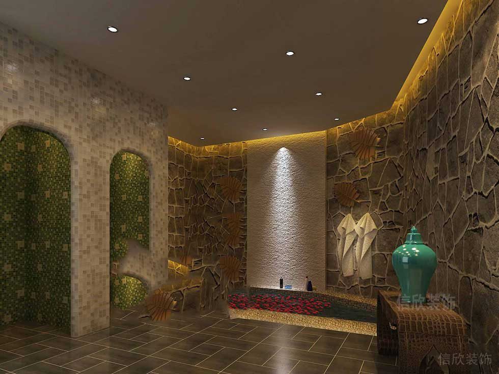 石板材天花設(shè)計效果圖淋浴間裝修古典風(fēng)效果店鋪設(shè)計圖