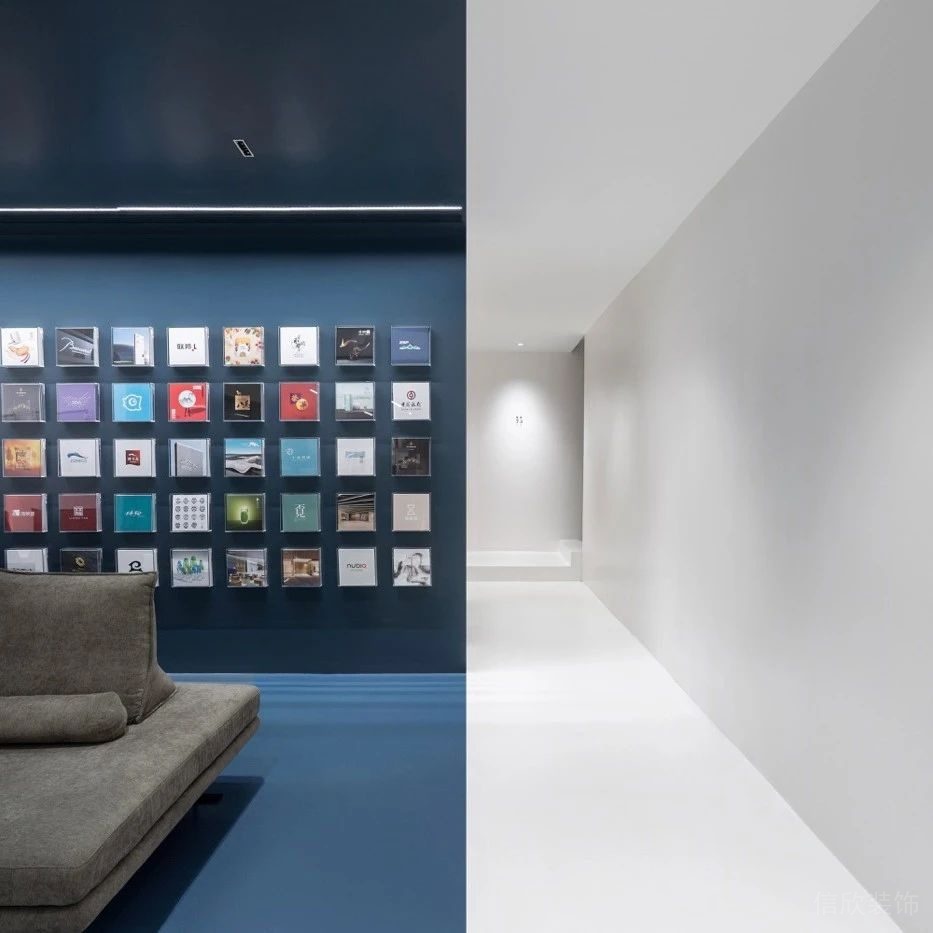 極簡風(fēng)格辦公室休閑閱覽區(qū)裝修圖