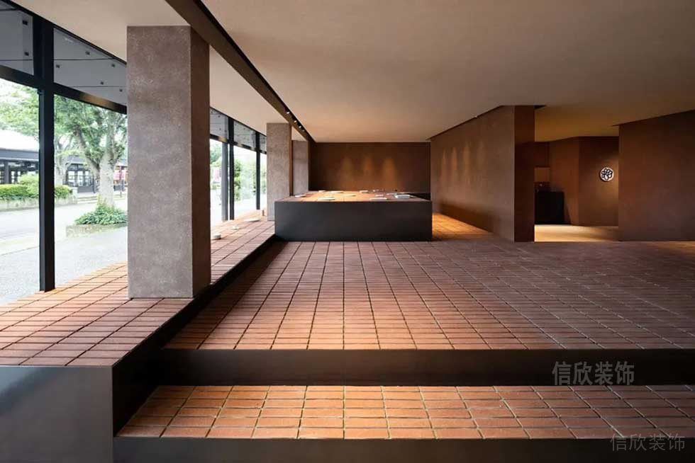 簡約風(fēng)格辦公空間產(chǎn)品陳列廳裝修圖