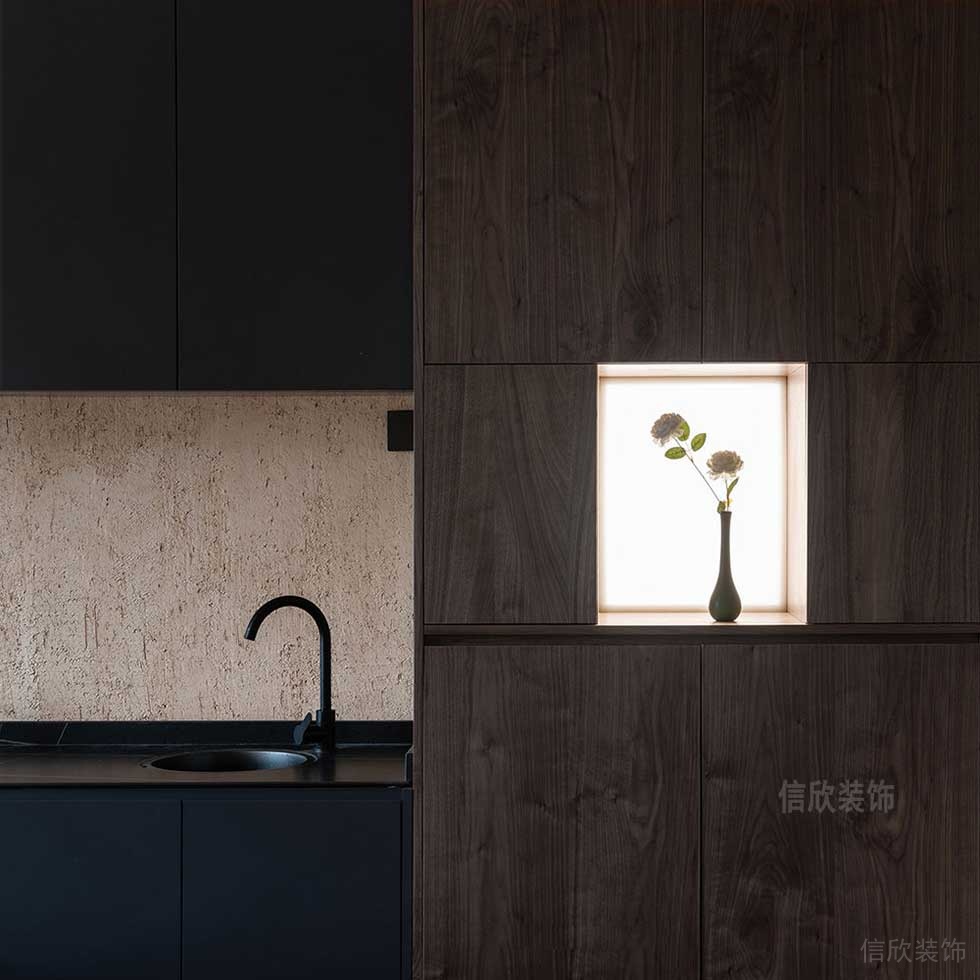 簡約風格辦公室茶水間操作區(qū)裝修圖