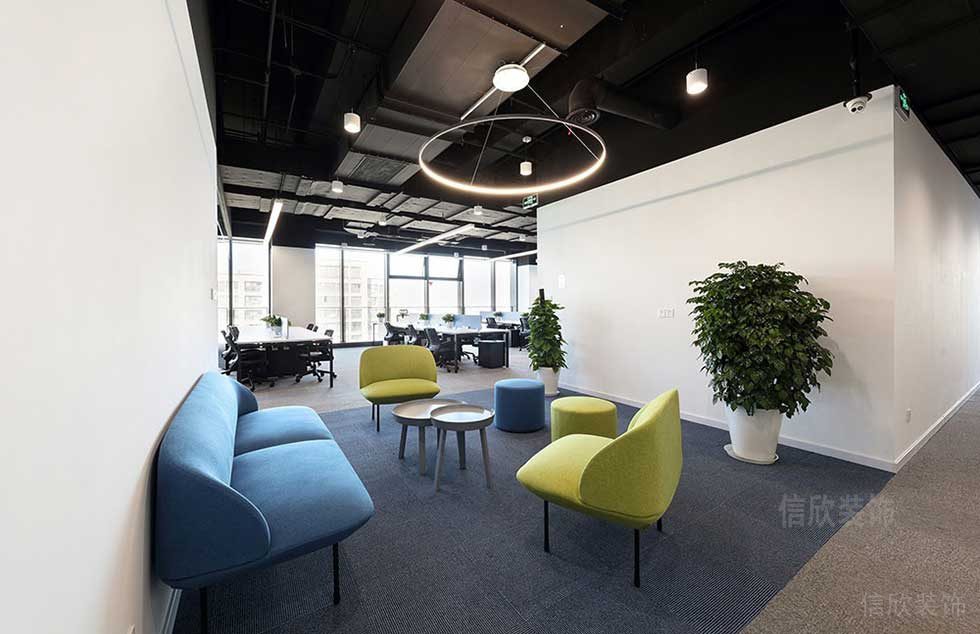 簡約風格辦公室等候區(qū)效果圖