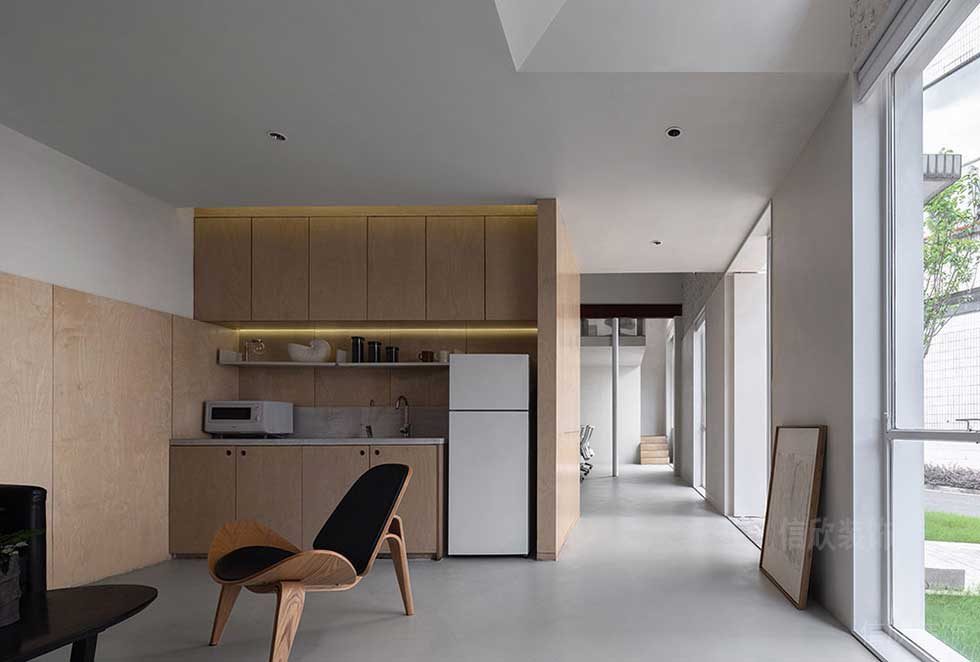 簡(jiǎn)約風(fēng)格辦公室裝修工程茶水間設(shè)計(jì)圖