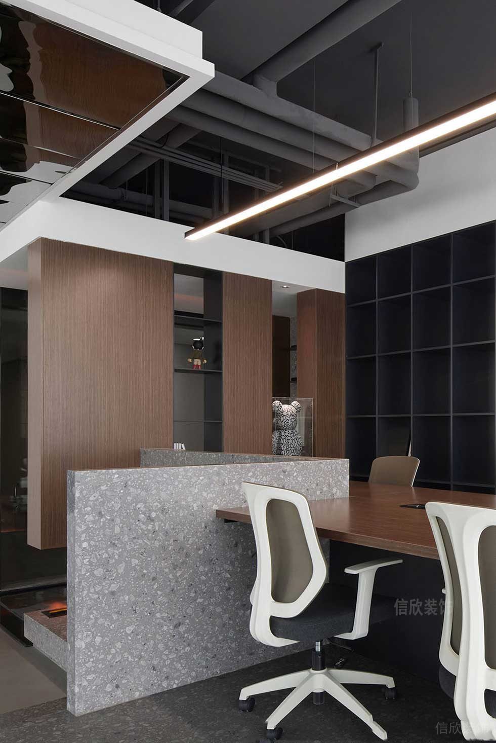 簡約風格公司案例多功能辦公區設計圖