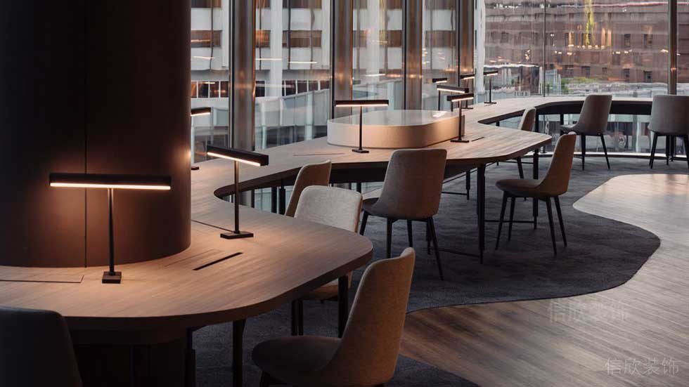 簡約風格公司案例員工休閑閱覽區(qū)裝修圖