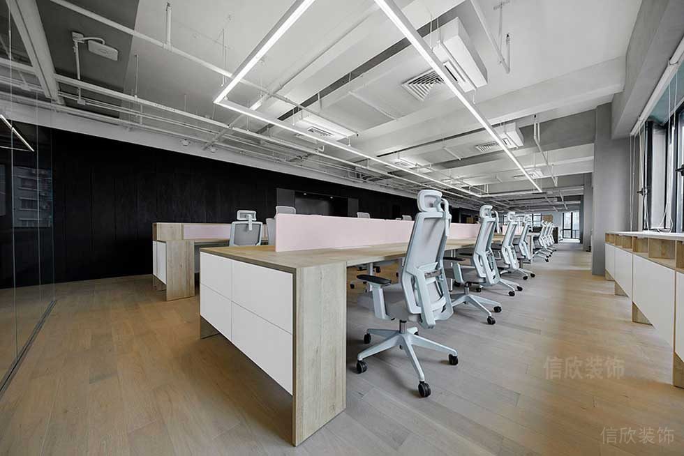 簡約風格公司辦公區(qū)設計圖