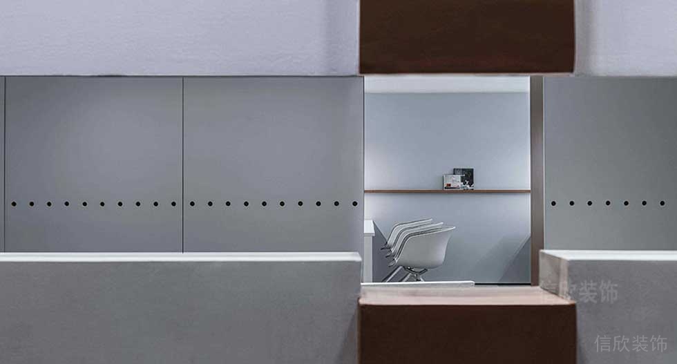 簡約風格公司辦公區(qū)裝飾背景墻設計圖