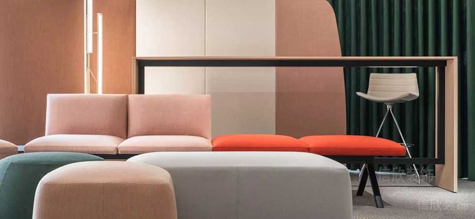 現(xiàn)代北歐風(fēng)辦公室休閑區(qū)效果圖