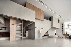 現(xiàn)代簡(jiǎn)約風(fēng)格辦公空間多功能展廳效果圖