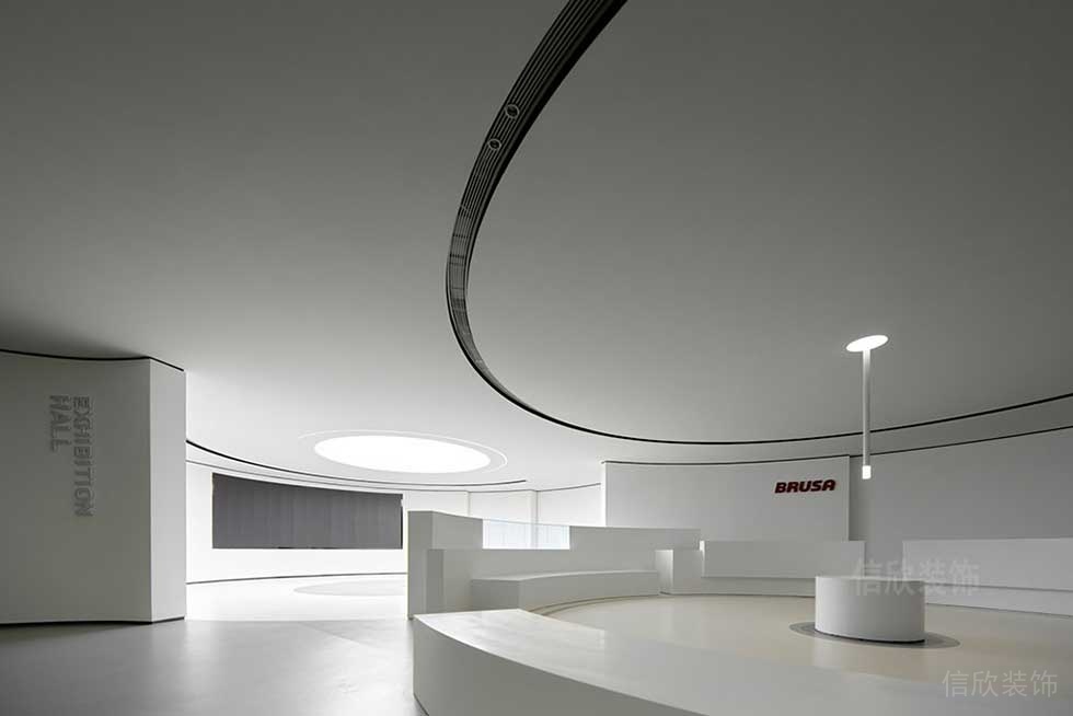 現(xiàn)代簡約風格辦公空間階梯式休閑廳設(shè)計圖