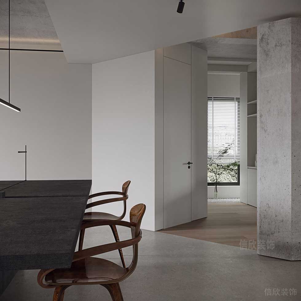 現(xiàn)代簡約風(fēng)格辦公室過道空間設(shè)計圖