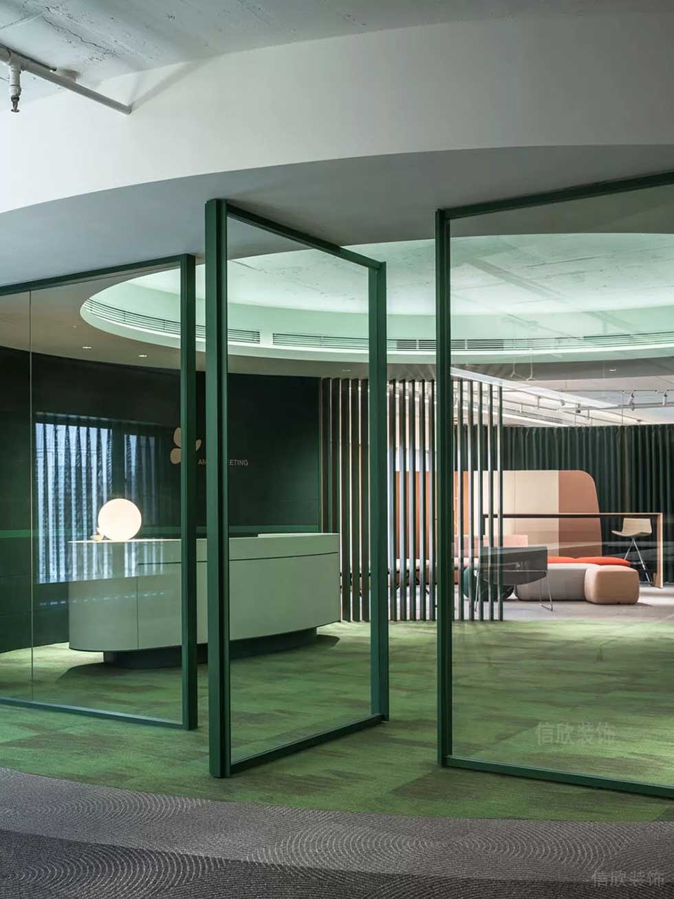 現(xiàn)代簡約風(fēng)格辦公室門廳設(shè)計圖