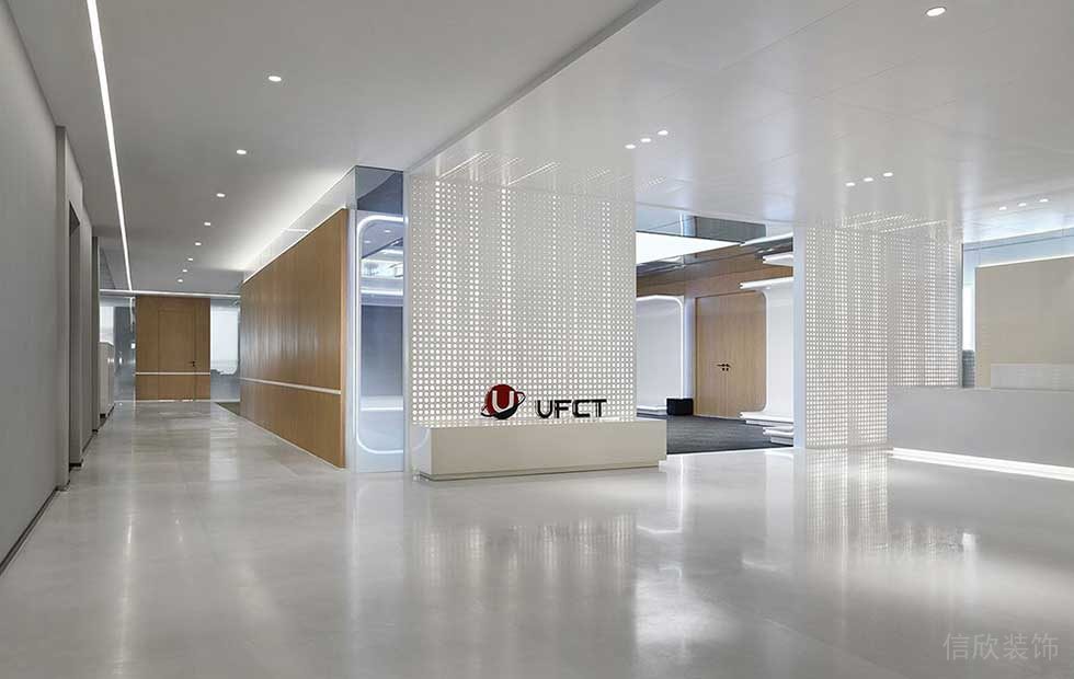 現(xiàn)代簡(jiǎn)約風(fēng)格辦公室前廳走廊設(shè)計(jì)圖