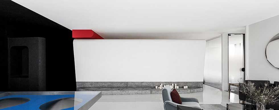 現(xiàn)代簡(jiǎn)約風(fēng)格辦公室裝修案例前廳效果圖