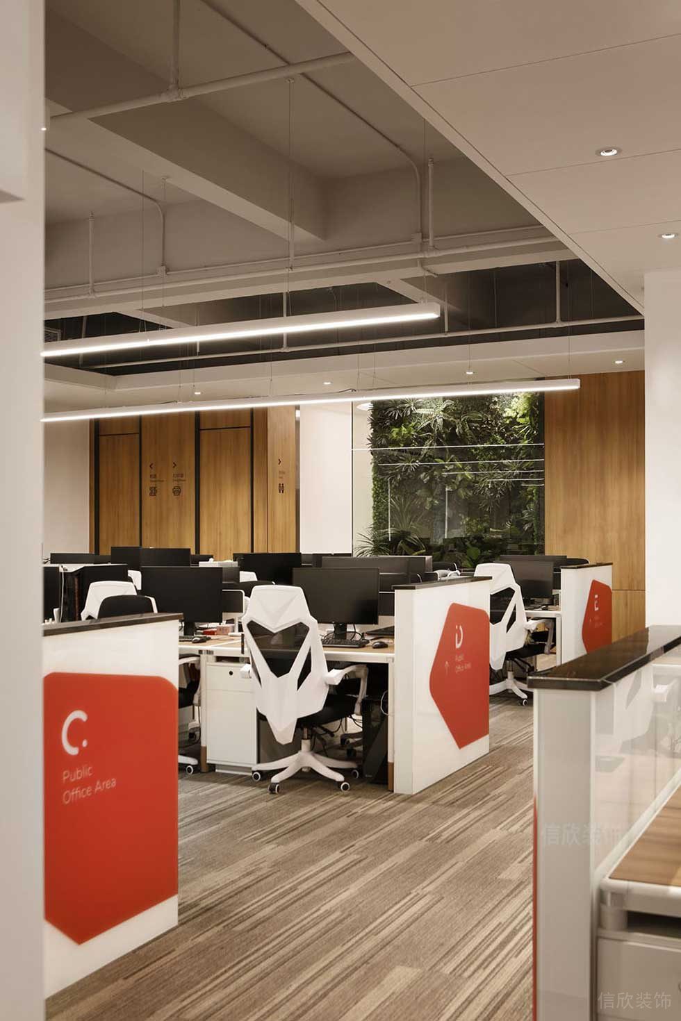 現(xiàn)代簡約風(fēng)格商務(wù)辦公室設(shè)計圖