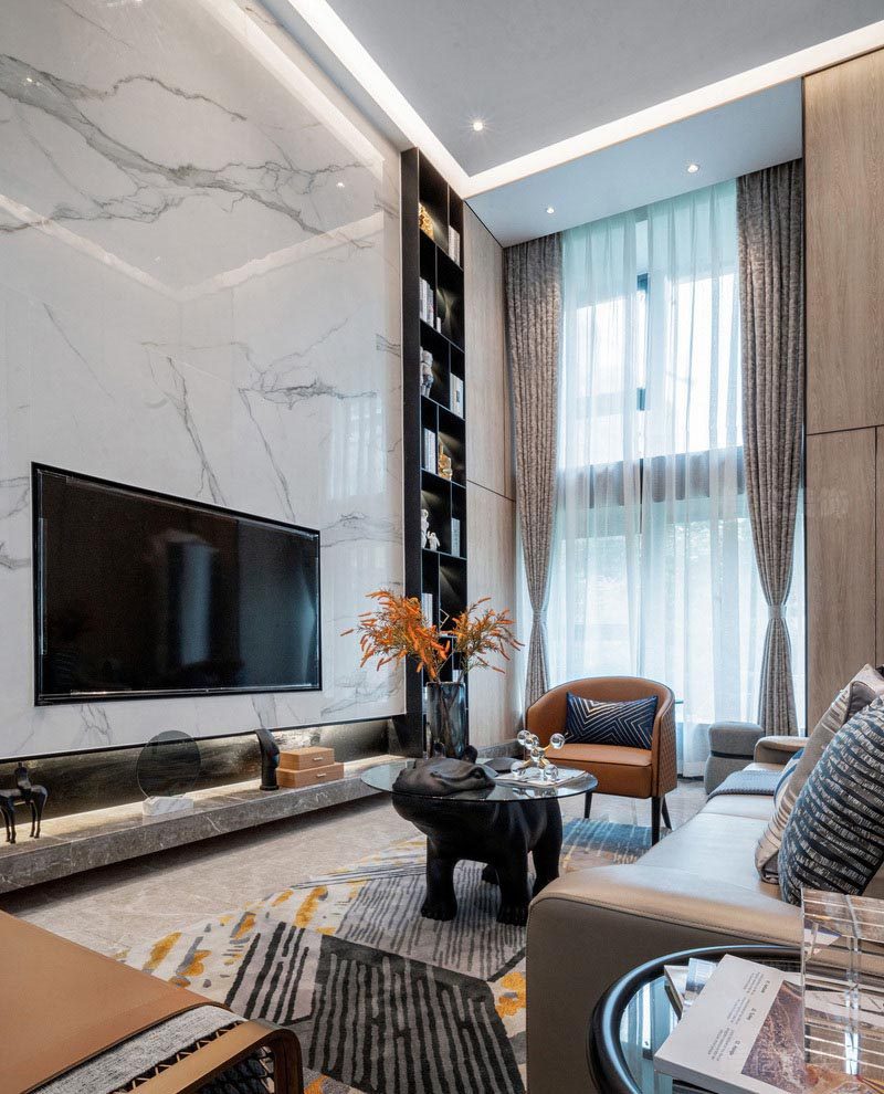 寶安區(qū)企崗山花園家庭住宅舊房裝修設計方案