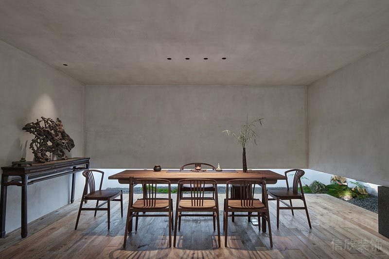 木質(zhì)休息區(qū)工業(yè)風(fēng)辦公室會議室中式風(fēng)裝修圖