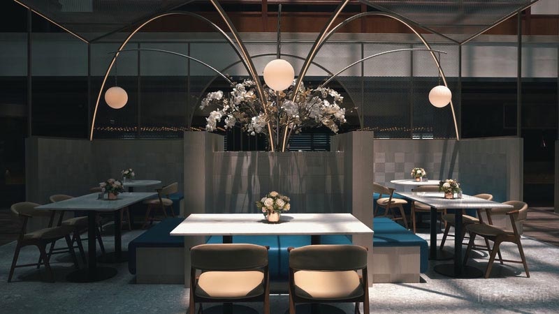 深圳南頭餐飲裝修設(shè)計(jì)公司案例用餐區(qū)