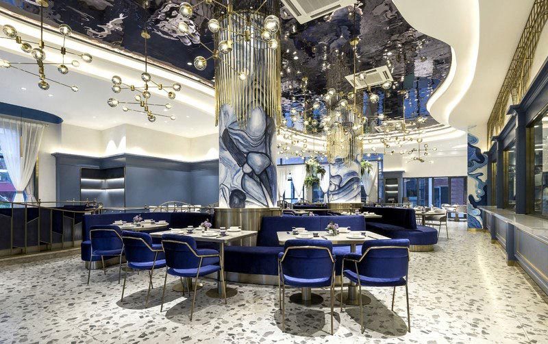 深圳羅湖餐飲茶餐廳裝修設計案例 用餐區 深圳羅湖餐飲茶餐廳裝修設計案例 用餐區