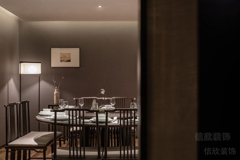 福田餐廳裝修設(shè)計(jì)效果圖家庭包間