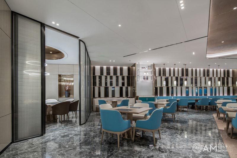 福田酒店餐廳裝修設計效果圖用餐區(qū)光影效果