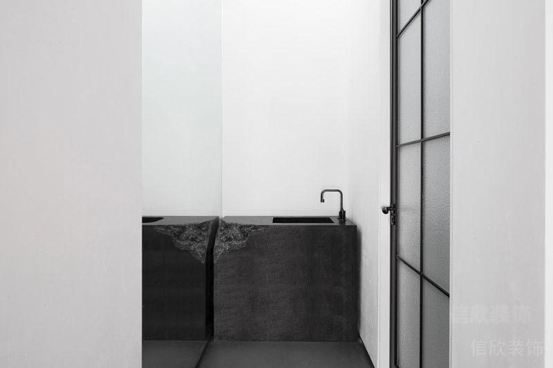 南山餐廳裝修設計效果圖洗手區(qū)