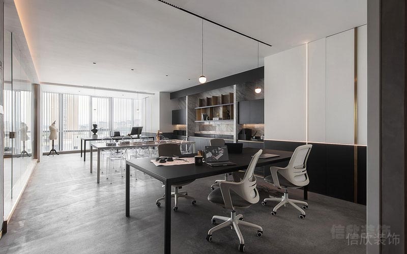 深圳南山現代工業風設計公司辦公室裝修地面鋪設 深圳南山現代工業風設計公司辦公室裝修地面鋪設