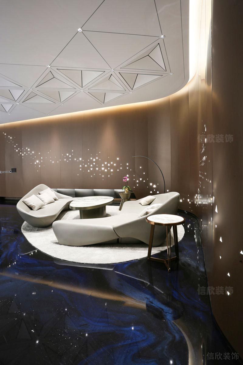 深圳寶安前海HOP國際大廈辦公室的設計案例 大廳