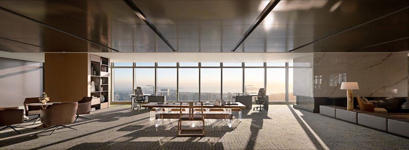 深圳市輕奢風(fēng)辦公室總裁辦公室