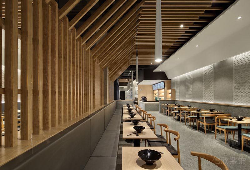 深圳華強北餐飲裝修設(shè)計公司案例家具組合