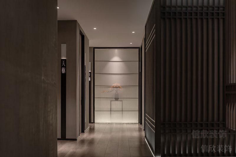 福田餐廳裝修設計效果圖木飾面