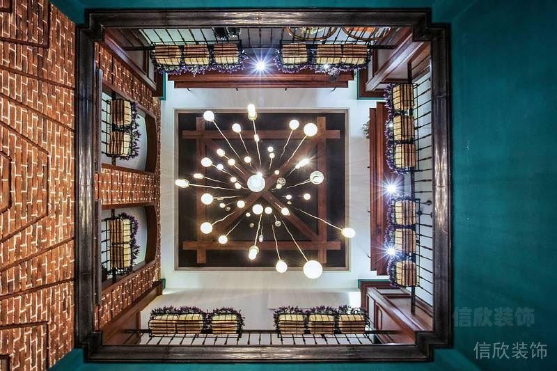 深圳前海餐飲裝修設(shè)計公司案例 中庭