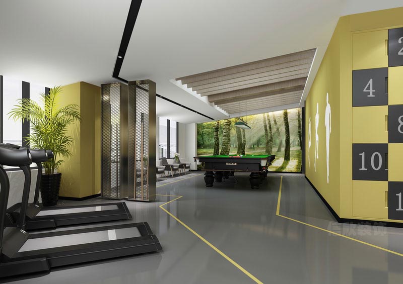 深圳福田中式風(fēng)格餐飲會(huì)所裝修設(shè)計(jì)公司案例健身區(qū) 深圳福田中式風(fēng)格餐飲會(huì)所裝修設(shè)計(jì)公司案例健身區(qū)